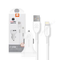 WUW Car Kit with Charging USB Cable and Car Charger Adapter - T22